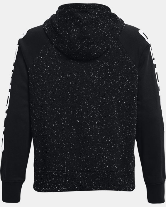 Sudadera con capucha de tejido Fleece UA Rival Colorblock para mujer, Black, pdpMainDesktop image number 5